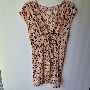 Cupshe Leopard Print Beach Coverup NWOT